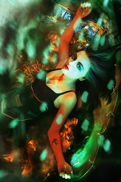 Photograph Ekaterina Zagustina The Story Of A Mechanical Angel With Broken Wings on One Eyeland